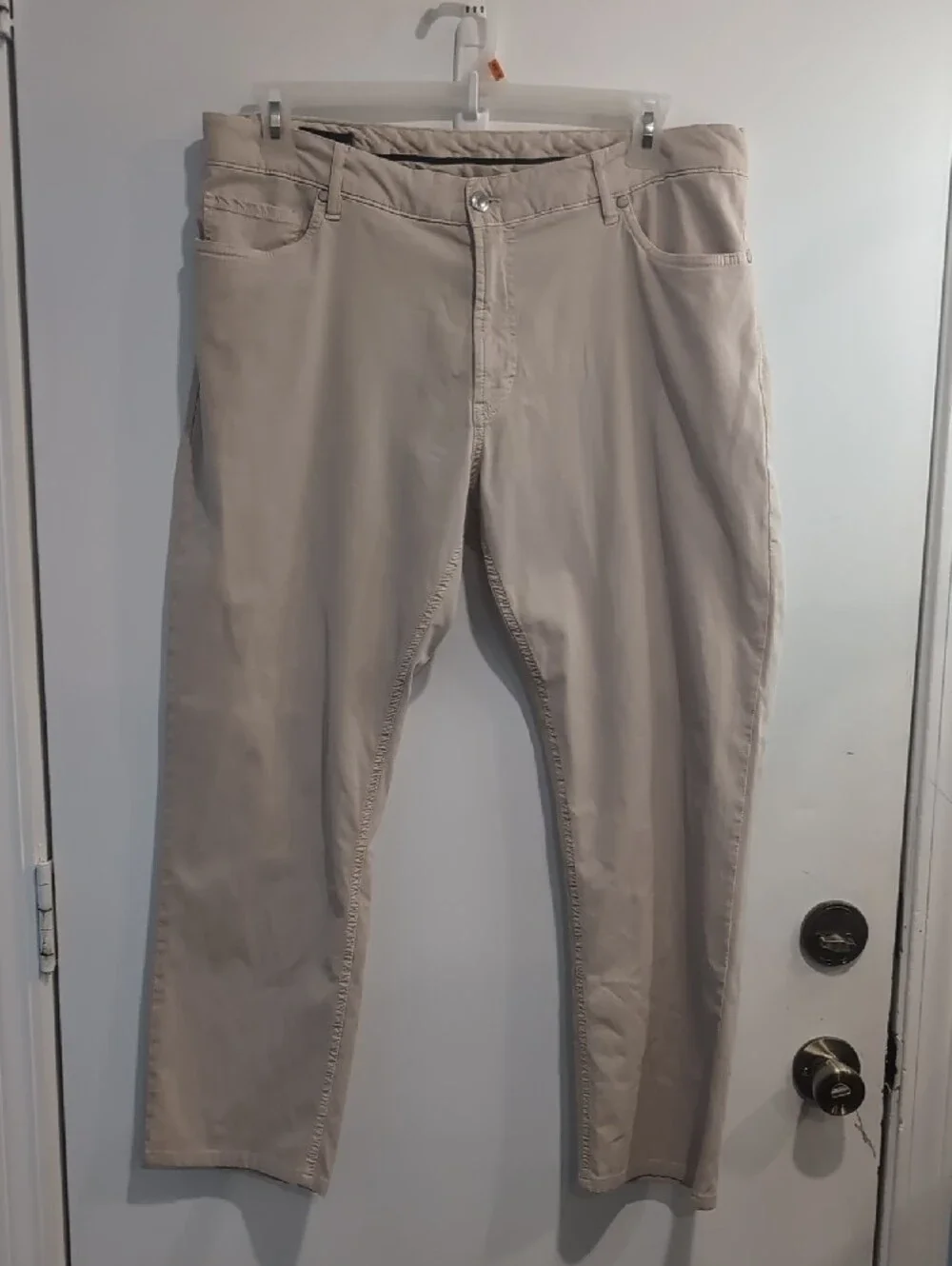 Peter Millar Wayfare Five-Pocket Pant Warm Sand Size 38 x 27